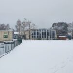 School in snow