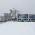 School in snow